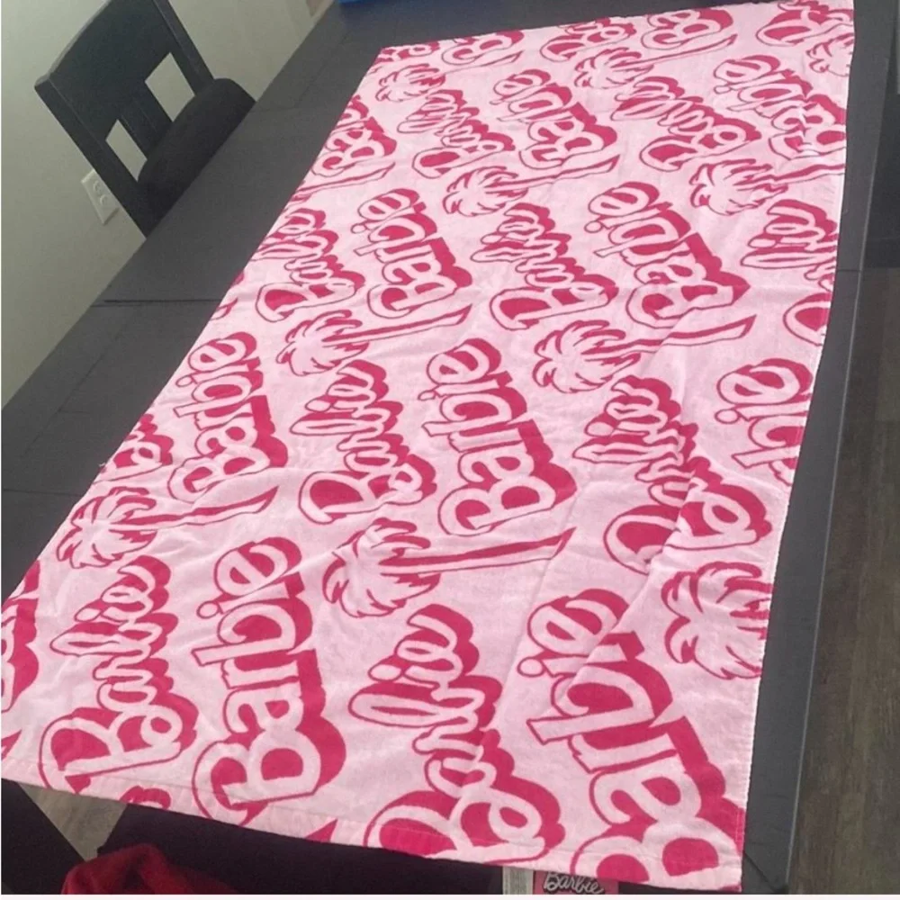 NWT Forever 21 Pink Barbie Beach Towel
